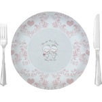 Wedding People 10" Glass Lunch / Dinner Plates - Single or Set (Personalized)