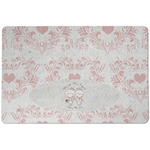 Wedding People Dog Food Mat w/ Couple's Names