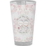 Wedding People Pint Glass - Full Color (Personalized)