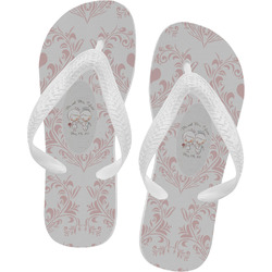 Wedding People Flip Flops - Small (Personalized)