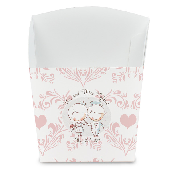 Custom Wedding People French Fry Favor Boxes (Personalized)