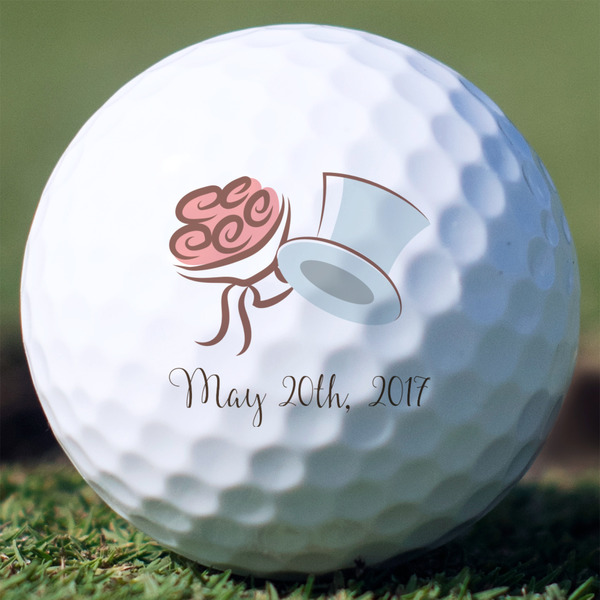 Custom Wedding People Golf Balls - Titleist Pro V1 - Set of 12 (Personalized)