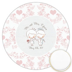 Wedding People Printed Cookie Topper - 3.25" (Personalized)