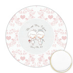 Wedding People Printed Cookie Topper - 2.5" (Personalized)