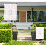 Wedding People Large Garden Flag - Single Sided (Personalized)