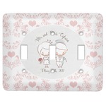 Wedding People Light Switch Cover (3 Toggle Plate)