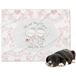 Wedding People Dog Blanket - Large (Personalized)