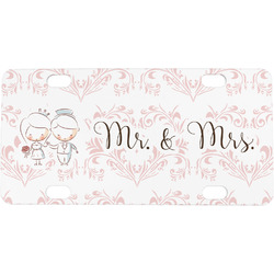 Wedding People Mini/Bicycle License Plate (Personalized)