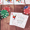 Wedding People On Table with Poker Chips