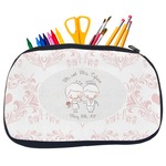 Wedding People Neoprene Pencil Case - Medium w/ Couple's Names