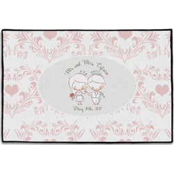 Wedding People Door Mat - 36"x24" (Personalized)