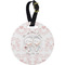 Wedding People Personalized Round Luggage Tag