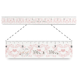 Wedding People Plastic Ruler - 12" (Personalized)