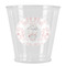 Wedding People Plastic Shot Glasses - Front/Main