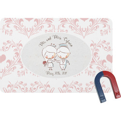 Wedding People Rectangular Fridge Magnet (Personalized)