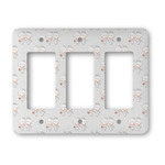 Wedding People Rocker Style Light Switch Cover - Three Switch