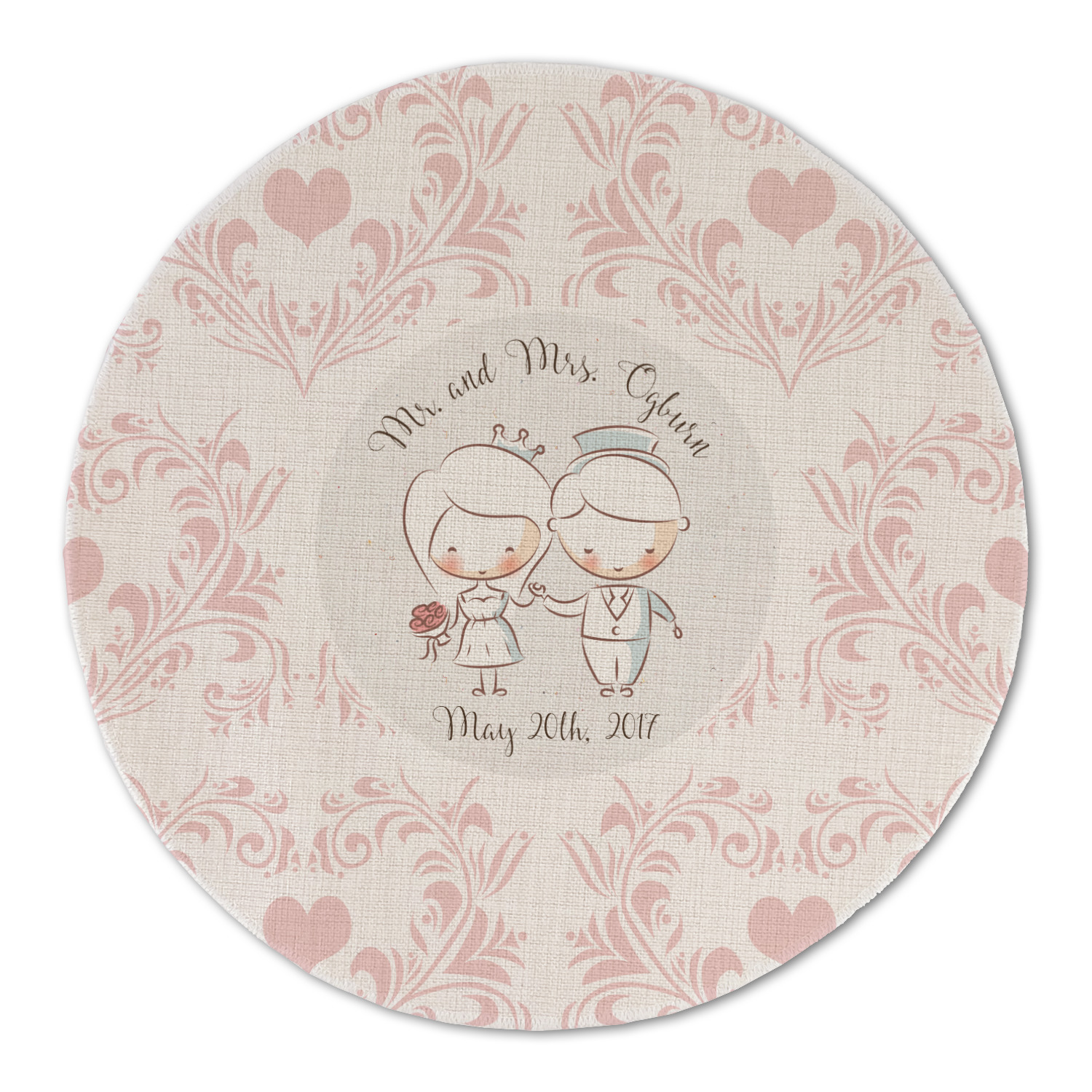Personalized Round Placemats