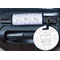 Wedding People Round Luggage Tag & Handle Wrap - In Context