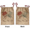 Wedding People Santa Bag - Front and Back