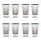 Wedding People Shot Glassess - Two Tone - Set of 4 - APPROVAL