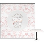 Wedding People Square Table Top - 24" (Personalized)