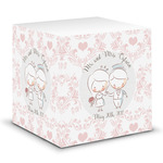 Wedding People Sticky Note Cube (Personalized)