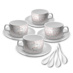 Wedding People Tea Cup - Set of 4 (Personalized)