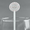 Wedding People White Plastic 5.5" Stir Stick - Round - Main