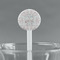 Wedding People White Plastic 7" Stir Stick - Round - Main