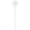 Wedding People White Plastic 7" Stir Stick - Round - Single Stick