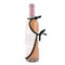 Wedding People Wine Bottle Apron - DETAIL WITH CLIP ON NECK