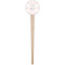 Wedding People Wooden 4" Food Pick - Round - Single Pick