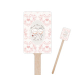 Wedding People Rectangle Wooden Stir Sticks (Personalized)