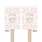 Wedding People Wooden 6.25" Stir Stick - Rectangular - Double Sided - Front & Back