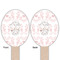 Wedding People Wooden Food Pick - Oval - Double Sided - Front & Back