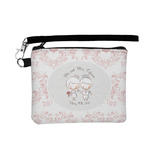 Wedding People Wristlet ID Case w/ Couple's Names