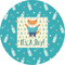 Baby Shower 1" Multipurpose Round Labels - Single Sticker