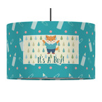 Baby Shower 12" Drum Pendant Lamp - Fabric