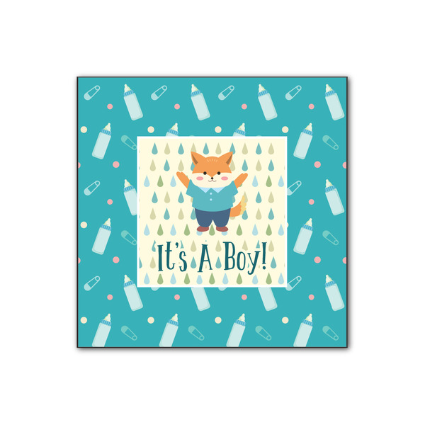 Custom Baby Shower Wood Print - 12x12