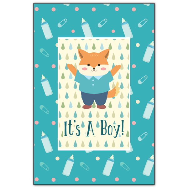 Custom Baby Shower Wood Print - 20x30