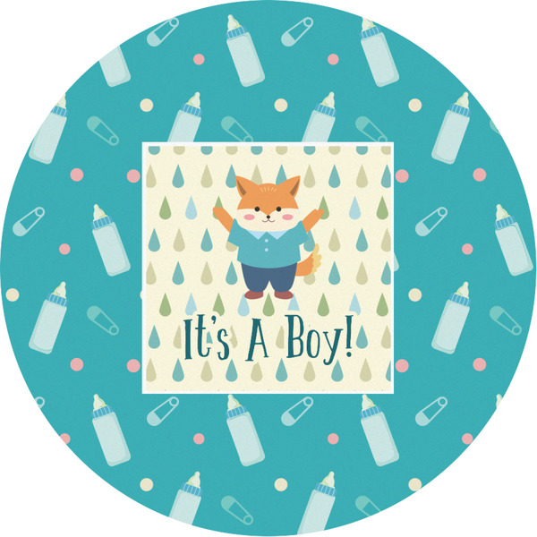 Custom Baby Shower Multipurpose Round Labels - Custom Sized