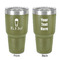 Baby Shower 30 oz Stainless Steel Ringneck Tumbler - Olive - Double Sided - Front & Back