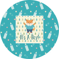 Baby Shower Multipurpose Round Labels - 5"