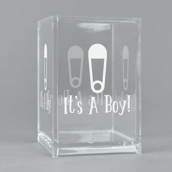 Custom Baby Shower Acrylic Pen Holder