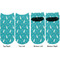 Baby Shower Adult Ankle Socks - Double Pair - Front and Back - Apvl