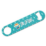 Baby Shower Bar Bottle Opener - White