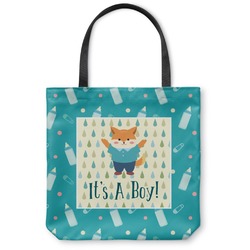 Baby Shower Canvas Tote Bag - Small - 13"x13" (Personalized)
