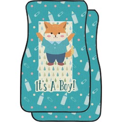 Baby Shower Car Floor Mats (Front Seat) (Personalized)
