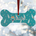 Baby Shower Ceramic Dog Ornament