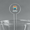 Baby Shower Clear Plastic 7" Stir Stick - Round - Main